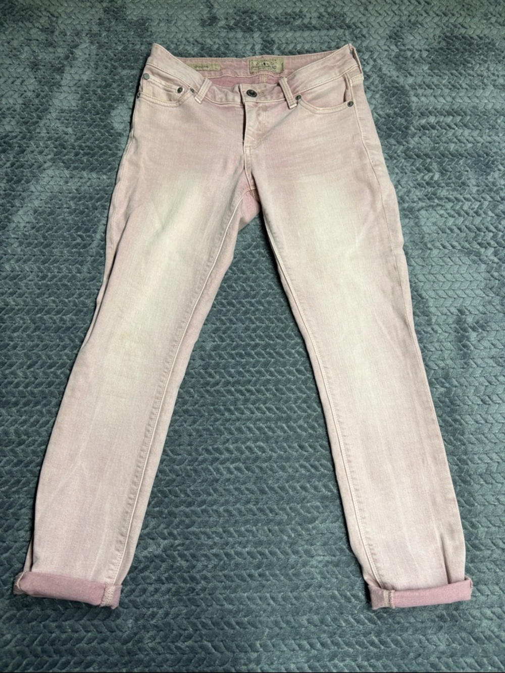 Lucky Brand Light Pink Cropped Jeans